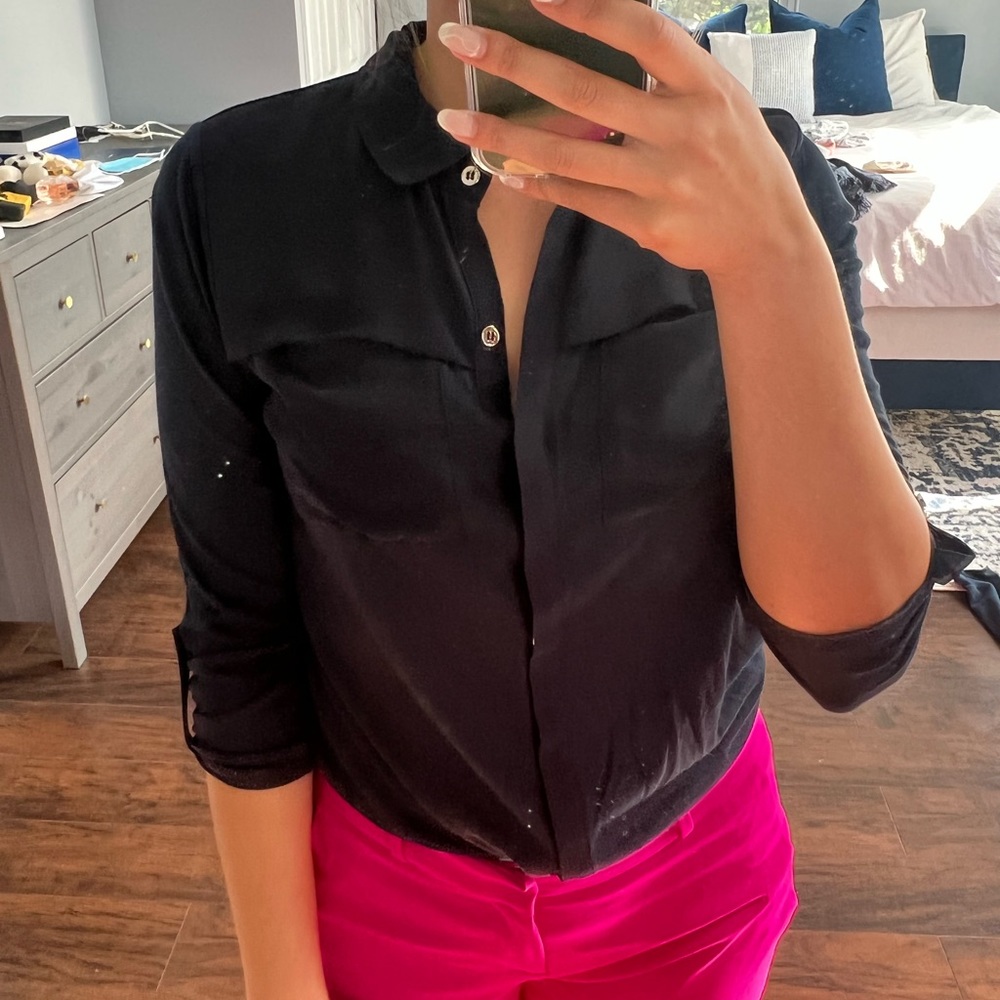Navy Blouse